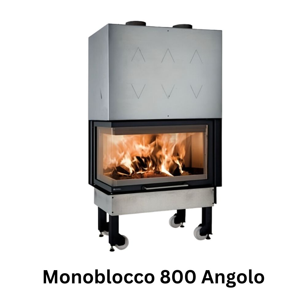 Italian Built-In Wood Fireplace